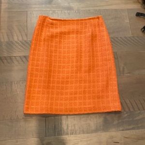 Orange Escada skirt -time to upgrade your look